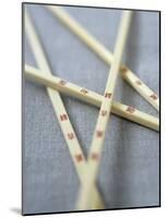 Chopsticks with Chinese Characters-Jean Cazals-Mounted Photographic Print