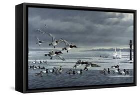 Choptank Gathering-Wilhelm Goebel-Framed Stretched Canvas