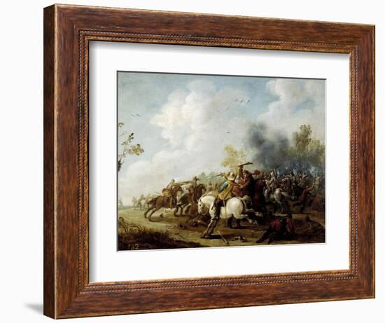 Choque De Caballería, 1649-Pieter Meulener-Framed Giclee Print