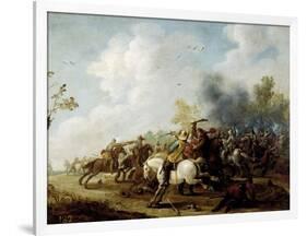 Choque De Caballería, 1649-Pieter Meulener-Framed Giclee Print