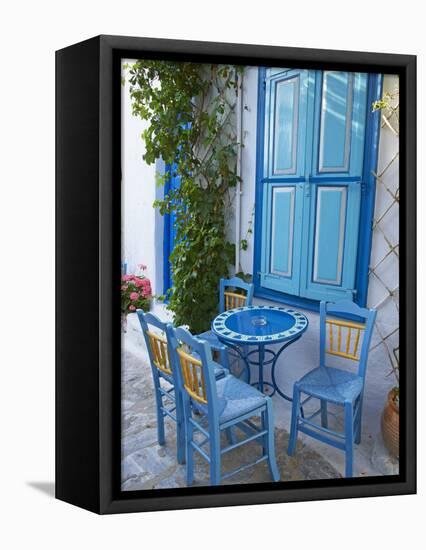 Chora, Amorgos, Cyclades, Aegean, Greek Islands, Greece, Europe-Tuul-Framed Stretched Canvas