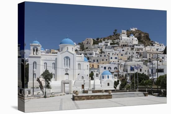 Chora, Ios, Cyclades, Greek Islands, Greece-Rolf Richardson-Stretched Canvas