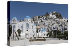 Chora, Ios, Cyclades, Greek Islands, Greece-Rolf Richardson-Stretched Canvas