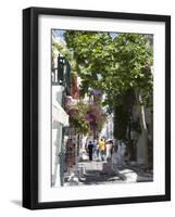 Chora, Mykonos, Cyclades, Greek Islands, Greece, Europe-Angelo Cavalli-Framed Photographic Print