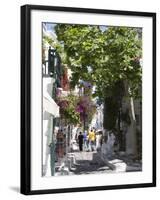 Chora, Mykonos, Cyclades, Greek Islands, Greece, Europe-Angelo Cavalli-Framed Photographic Print