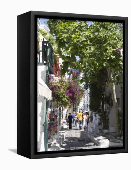 Chora, Mykonos, Cyclades, Greek Islands, Greece, Europe-Angelo Cavalli-Framed Stretched Canvas