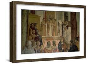 Choral Scene, from the Life of St. Benedict (Detail)-L. & Sodoma Signorelli-Framed Giclee Print