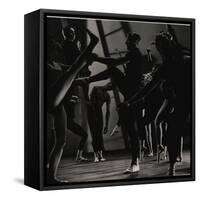 Choreographer Jerome Robbins-Gjon Mili-Framed Stretched Canvas