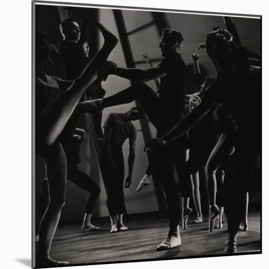 Choreographer Jerome Robbins-Gjon Mili-Mounted Photographic Print