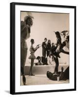 Choreographer Jerome Robbins-Gjon Mili-Framed Photographic Print