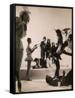 Choreographer Jerome Robbins-Gjon Mili-Framed Stretched Canvas