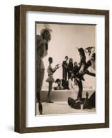 Choreographer Jerome Robbins-Gjon Mili-Framed Photographic Print