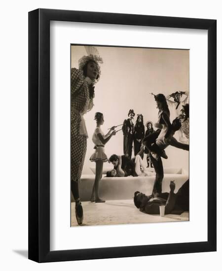 Choreographer Jerome Robbins-Gjon Mili-Framed Photographic Print