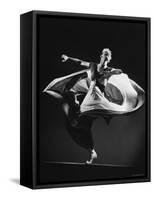 Choreographer Martha Graham Performing Some of Her Own Work at Mili Studio-Gjon Mili-Framed Stretched Canvas