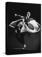 Choreographer Martha Graham Performing Some of Her Own Work at Mili Studio-Gjon Mili-Stretched Canvas