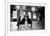 Choreographer Twyla Tharp Observing a Dancer Rehearse. Both Reflected in Mirror-Gjon Mili-Framed Photographic Print