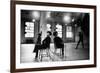 Choreographer Twyla Tharp Observing a Dancer Rehearse. Both Reflected in Mirror-Gjon Mili-Framed Photographic Print