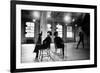 Choreographer Twyla Tharp Observing a Dancer Rehearse. Both Reflected in Mirror-Gjon Mili-Framed Photographic Print