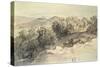 Choripiskopi, Greece-Edward Lear-Stretched Canvas