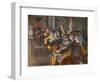 Chorists (also known as “The Exponents”). 1877. Pastel on monnotype.-Edgar Degas-Framed Giclee Print