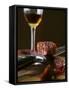 Chorizo and Glass of Sherry-Henrik Freek-Framed Stretched Canvas