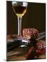 Chorizo and Glass of Sherry-Henrik Freek-Mounted Photographic Print