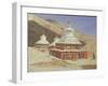 Chorten in Ladakh, 1875-Vasili Vasilyevich Vereshchagin-Framed Giclee Print