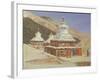 Chorten in Ladakh, 1875-Vasili Vasilyevich Vereshchagin-Framed Giclee Print