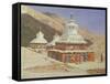 Chorten in Ladakh, 1875-Vasili Vasilyevich Vereshchagin-Framed Stretched Canvas