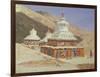 Chorten in Ladakh, 1875-Vasili Vasilyevich Vereshchagin-Framed Giclee Print