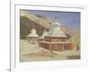 Chorten in Ladakh, 1875-Vasili Vasilyevich Vereshchagin-Framed Giclee Print