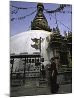 Chorten, Nepal-Michael Brown-Mounted Photographic Print