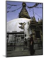 Chorten, Nepal-Michael Brown-Mounted Photographic Print