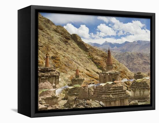 Chortens, Hemis Gompa (Monastery), Hemis, Ladakh, Indian Himalayas, India, Asia-Jochen Schlenker-Framed Stretched Canvas