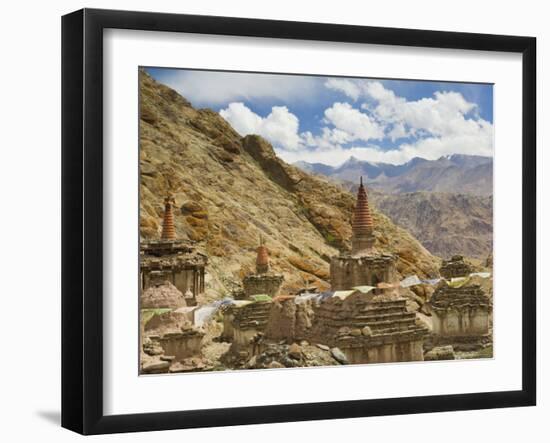 Chortens, Hemis Gompa (Monastery), Hemis, Ladakh, Indian Himalayas, India, Asia-Jochen Schlenker-Framed Photographic Print