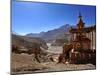 Chortens (Stupas) in Tangbe Village, Mustang, Nepal, Asia-null-Mounted Photographic Print