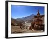 Chortens (Stupas) in Tangbe Village, Mustang, Nepal, Asia-null-Framed Photographic Print