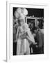 Chorus Girl Getting a Pedicure During Filming of the Movie "The Ziegfeld Follies"-John Florea-Framed Photographic Print