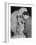 Chorus Girl Getting Makeup Applied During Production of the Movie "The Ziegfeld Follies"-John Florea-Framed Photographic Print