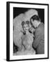 Chorus Girl Getting Makeup Applied During Production of the Movie "The Ziegfeld Follies"-John Florea-Framed Photographic Print