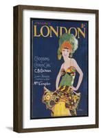 Chorus Girl of the 20s-Wilton Williams-Framed Art Print