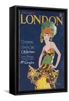 Chorus Girl of the 20s-Wilton Williams-Framed Stretched Canvas