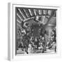 Chorus Girls Dancing During Show at Latin Quarter-George Silk-Framed Photographic Print