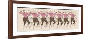 Chorus Line at the Alhambra Theatre-MARS (Maurice Bonvoisin)-Framed Art Print