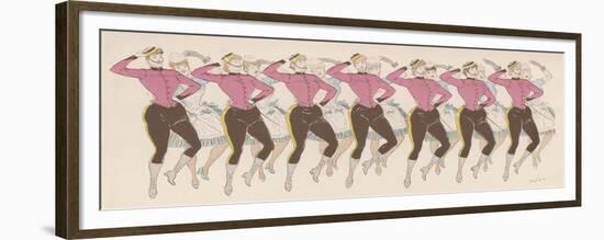 Chorus Line at the Alhambra Theatre-MARS (Maurice Bonvoisin)-Framed Premium Giclee Print