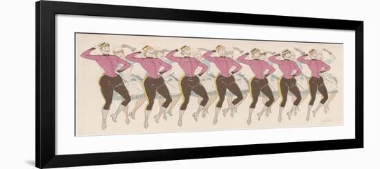 Chorus Line at the Alhambra Theatre-MARS (Maurice Bonvoisin)-Framed Premium Giclee Print