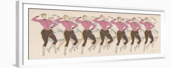 Chorus Line at the Alhambra Theatre-MARS (Maurice Bonvoisin)-Framed Premium Giclee Print