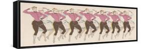 Chorus Line at the Alhambra Theatre-MARS (Maurice Bonvoisin)-Framed Stretched Canvas