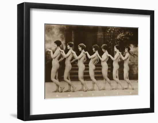 Chorus Line-Albert Arthur Allen-Framed Art Print