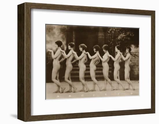 Chorus Line-Albert Arthur Allen-Framed Art Print